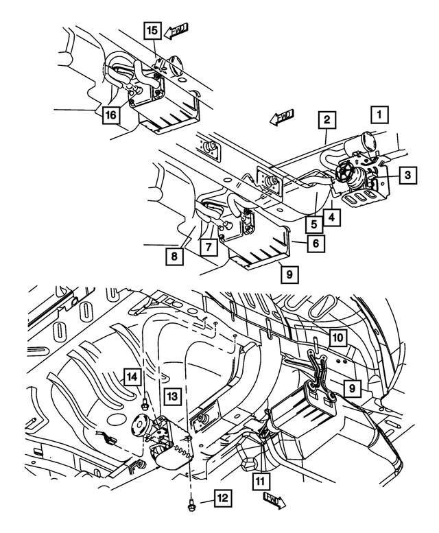 5278165AB - : Fuel Vapor Tube To Canister Tube for Mopar Image