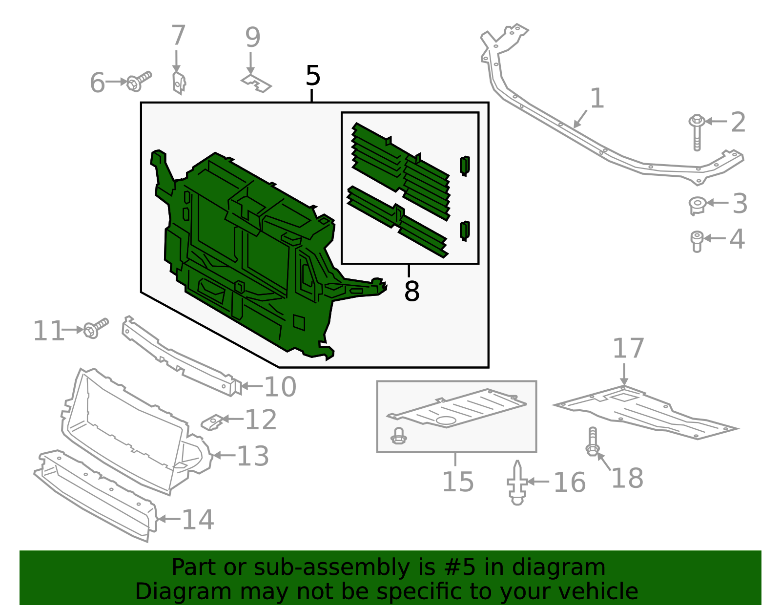 L1MZ-16138-K - Radiator Support - 2020-2024 Ford | Eastgate Ford Parts