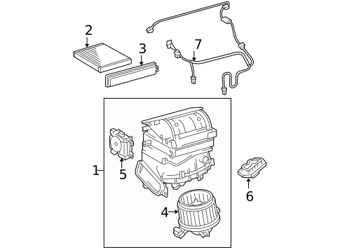 Blower Motor & Fan for 2007 Toyota RAV4 #0