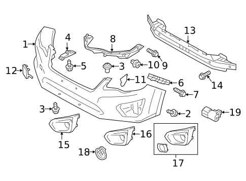 Bumper & Components - Front for 2012 Subaru Impreza #0