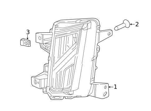 Corner Lamps for 2016 Cadillac CTS #0
