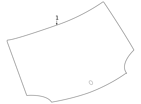 Glass - Lift Gate for 2015 GMC Terrain #0