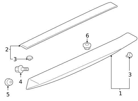 Spoiler for 2007 Mitsubishi Outlander #0
