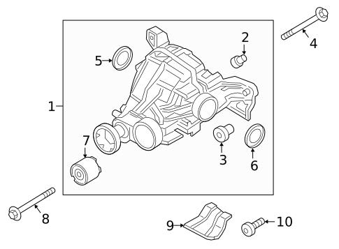 Axle & Differential for 2025 Porsche Cayenne #3