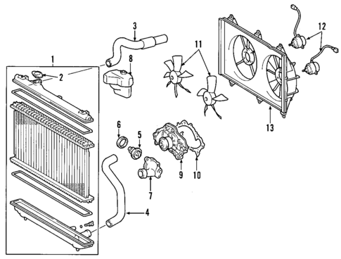 Cooling System for 2007 Toyota Highlander #0