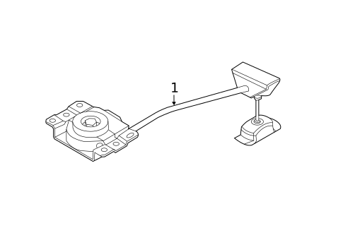 Spare Tire Carrier for 2015 Nissan Quest #0