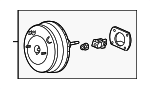 1469SDBA00 - Brakes: Power Brake Booster for Honda Image
