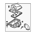 19201283 - Engine: Air Cleaner Assembly for Chevrolet: Malibu | Oldsmobile: Alero, Cutlass | Pontiac: Grand Am Image