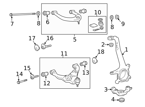 Suspension Components for 2020 Toyota Tacoma #3