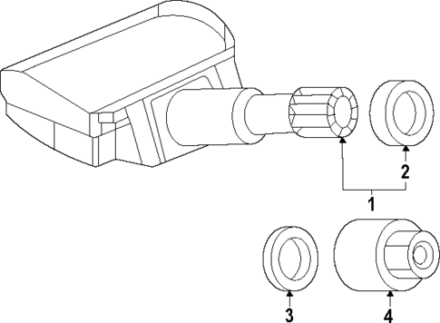 Tire Pressure Monitor Components for 2024 Acura Integra #0