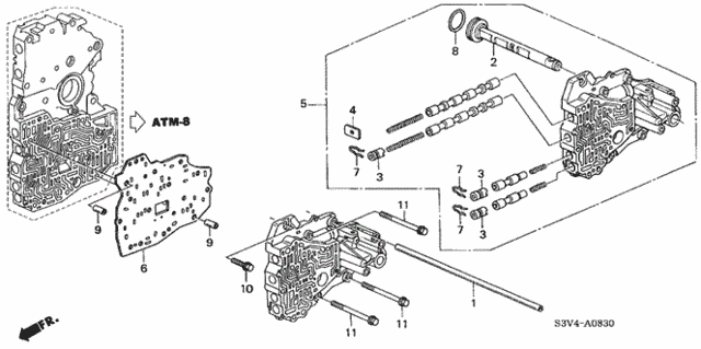 AT Servo Body ('01-'02) for 2002 Acura MDX #0