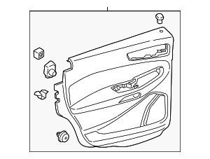 KT4Z5827411AB - : Door Trim Panel for Ford: Edge Image