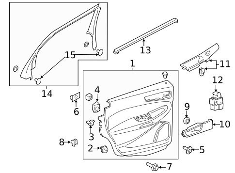 Switches, Solenoids & Actuators for 2017 Ford Edge #2