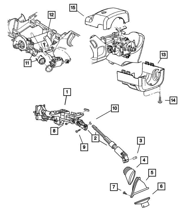 1DC60DKAAB - : Steering Column Shroud for Mopar Image