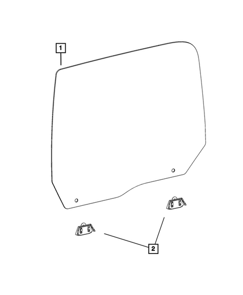 Glass and Interior Rearview Mirror for 2023 Ram 3500 #7