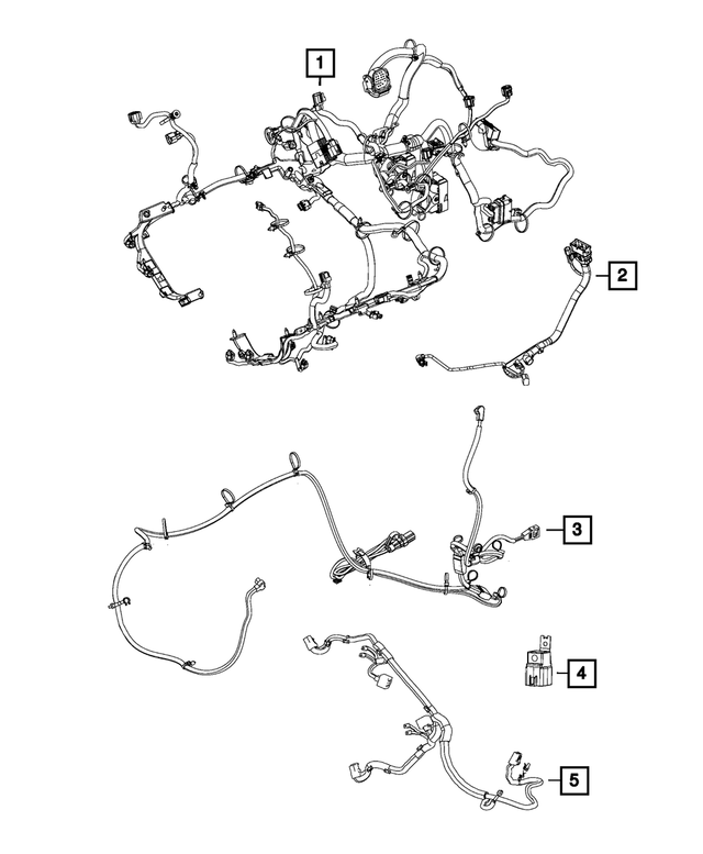 68259225AA - Electrical: Engine Wiring for Mopar Image image