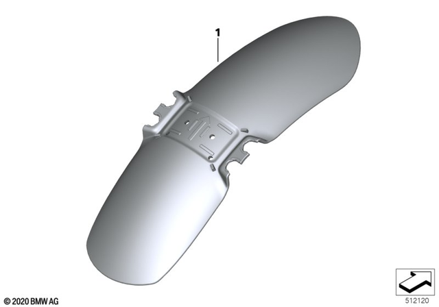 46618567145 - : Front Wheel Fender for BMW-Motorrad Image