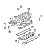 5175361AA - : Intake Manifold for Mopar Image