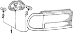 MB831411 - Electrical: Tail Lamp Assembly for Dodge: Colt Image
