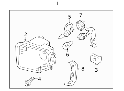 Bulbs - Chassis for 2001 INFINITI QX4 #2