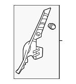 6255252070B0 - Body: Lower Quarter Trim for Toyota: Yaris Image