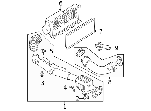 Air Intake for 2010 Nissan Frontier #0
