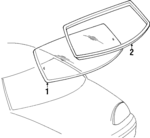 10402865 - Body: Back Glass for Pontiac: Grand Prix Image