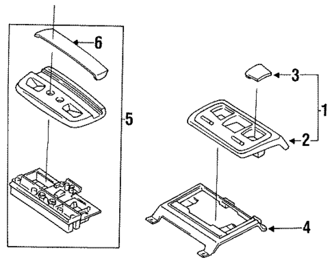 Roof Lamps for 1994 INFINITI Q45 #0
