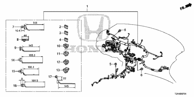 Wire Harness (2) for 2016 Honda Accord #0
