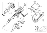 32303450159 - Steering: Manually Adjust. Steering Column for BMW Image