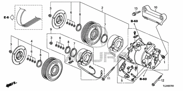 A/C Compressor for 2009 Acura TSX #0