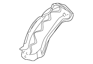 3F2Z1728371BA - Body: Splash Shield for Ford Image