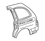 5F2Z17279D46AA - Body: Side Panel for Ford: Freestar | Mercury: Monterey Image