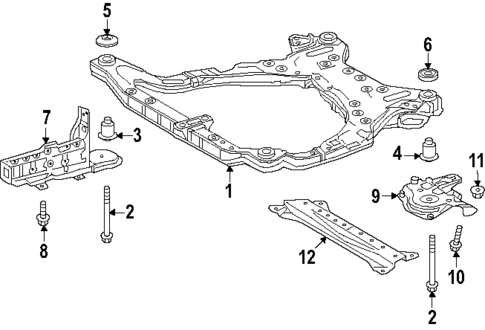 Suspension Mounting for 2025 Toyota Camry #0