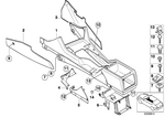 51168196901 - : Cover Center Console for BMW Image