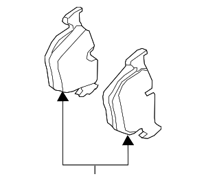 34216793025 - Brakes: Disc Brake Pad Set Rear for BMW: 530i, 535i GT, 535i GT xDrive, 540i, 550i, 550i GT, 550i GT xDrive, 740i, 740Ld xDrive, 740Li, 740Li xDrive, 750i, 750i xDrive, 750Li, 750Li xDrive, ActiveHybrid 7, Alpina B7, Alpina B7 xDrive, Alpina B7L, Alpina B7L xDrive Image