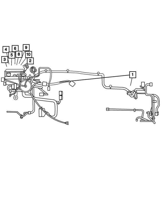 4608584AE - Electrical: Headlamp And Dash Wiring for Mopar Image image