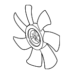 38611PNA003 - : Fan Blade for Acura Image