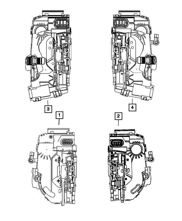 4589646AE - Doors, Door Mirrors and Related Parts: Front Door Latch for Mopar Image