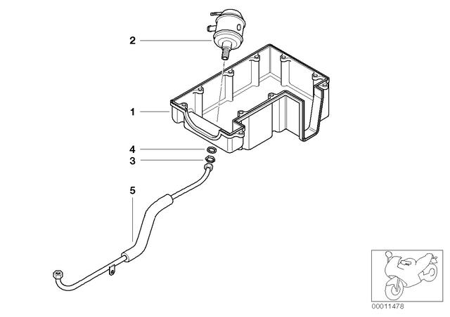 11731337449 - Fuel Supply: Valve - Sls for BMW-Motorrad Image