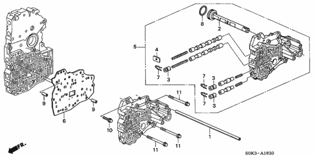 5AT Servo Body for 2001 Acura TL #0