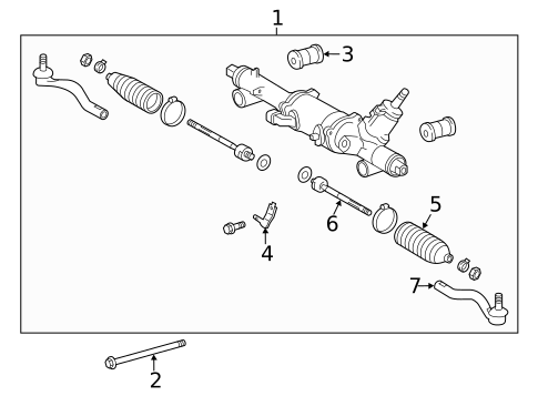 Steering Gear & Linkage for 2019 Lexus GS F #1