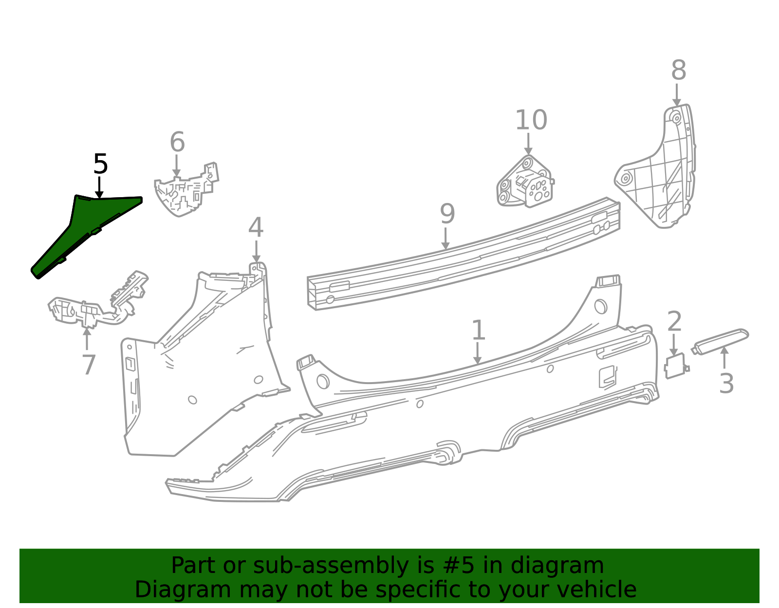 2023-2024 Subaru Solterra Extension Panel 5216542050 | Subaru