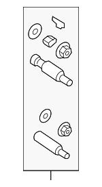 D01351PA1A - Brakes: Caliper Mount Kit for Nissan: NV1500, NV2500, NV3500, TITAN, TITAN XD Image