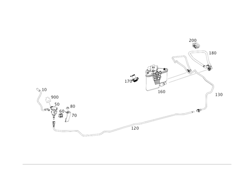 Closed Fuel-Evaporation-Control System for 2015 Mercedes-Benz GLA250 #0