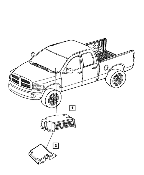 Air Bag Systems for 2007 Dodge Ram 3500 #3