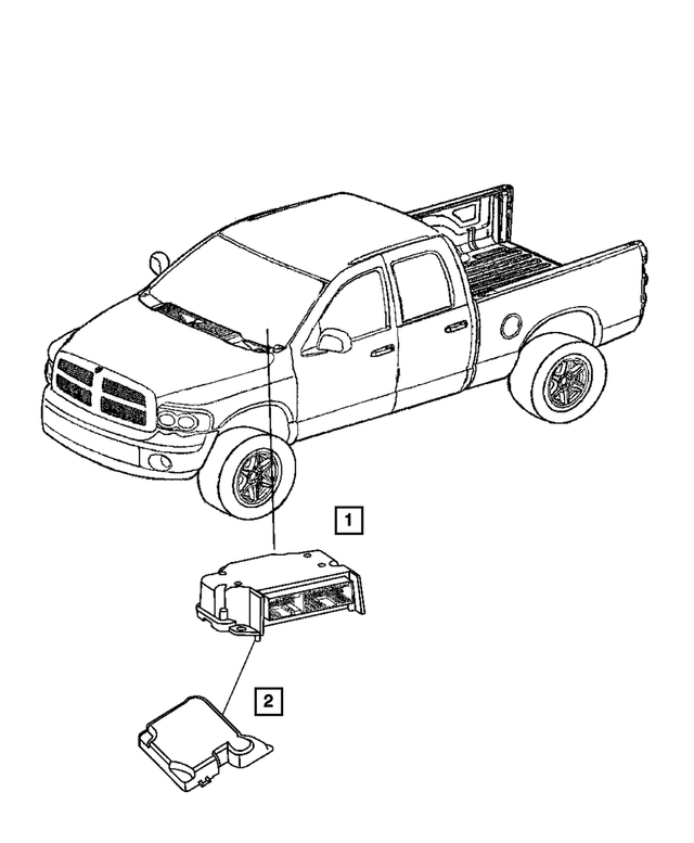 56043713AB - Electrical: Occupant Restraint Module for Mopar Image image