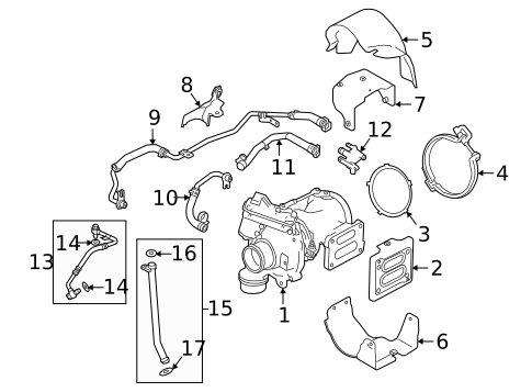 Turbocharger & Components for 2020 Land Rover Defender 90 #0