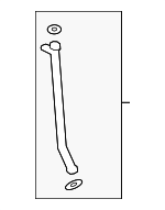 LR159863 - Engine: Oil Return Tube for Land Rover: Defender 110, Defender 90, Discovery, Range Rover, Range Rover Sport Image