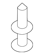 PAB825429 - : Radiator Support Splash Shield Clip for Porsche: Macan Image